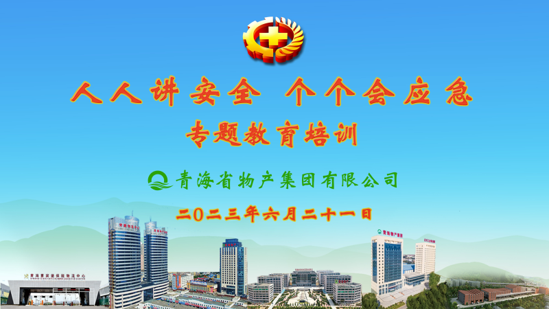 提高安全管理水平 落實全員安全責(zé)任——集團安委會舉辦2023年“人人講安全，個個會應(yīng)急”專題教育培訓(xùn)